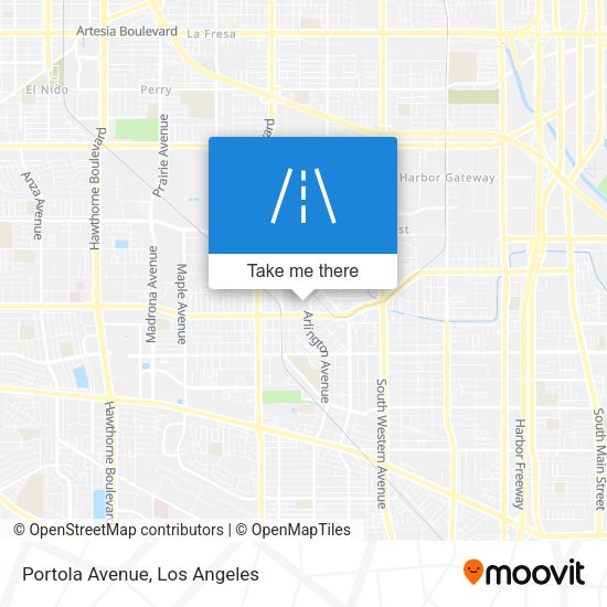 Mapa de Portola Avenue