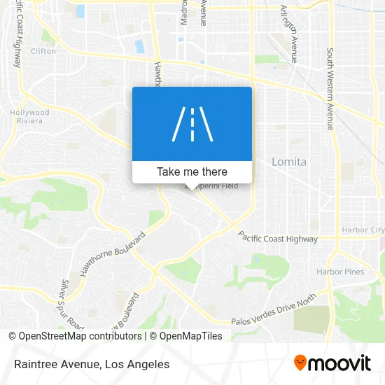 Raintree Avenue map