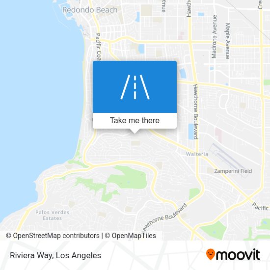 Riviera Way map