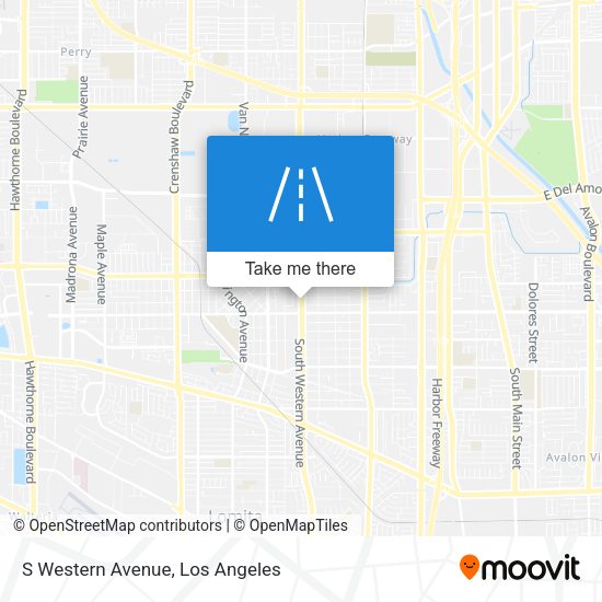 Mapa de S Western Avenue