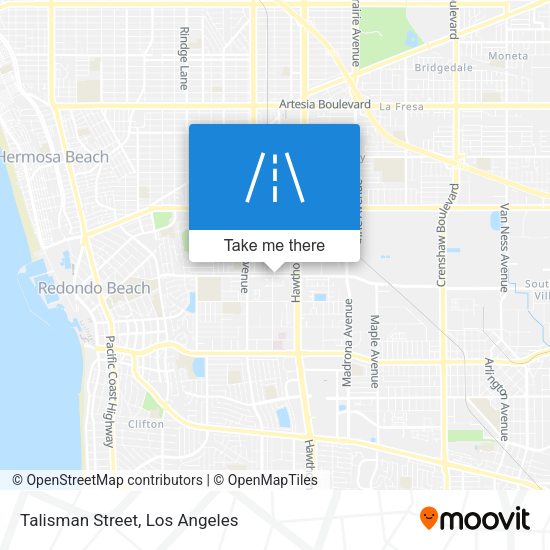 Talisman Street map