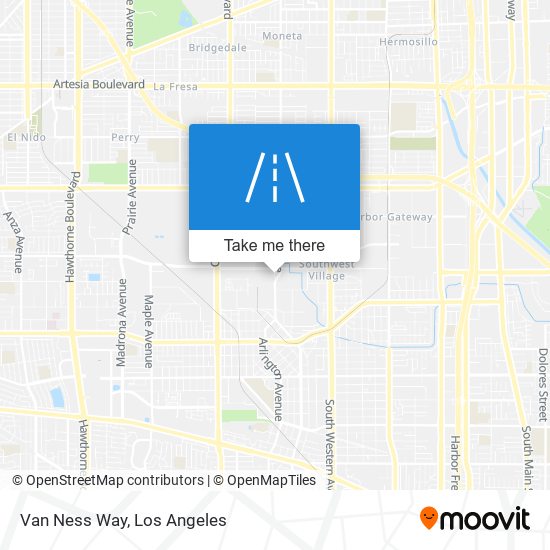 Van Ness Way map