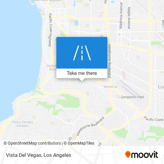 Mapa de Vista Del Vegas