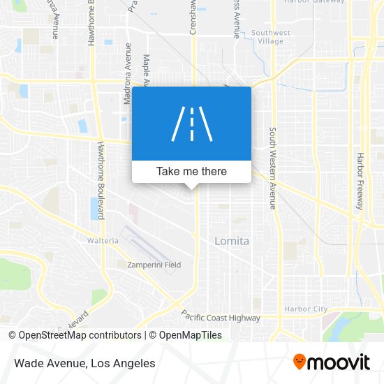 Mapa de Wade Avenue