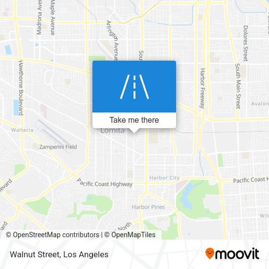 Mapa de Walnut Street