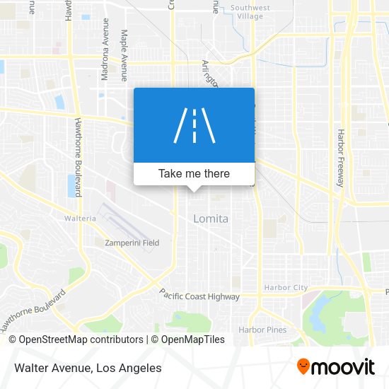 Mapa de Walter Avenue