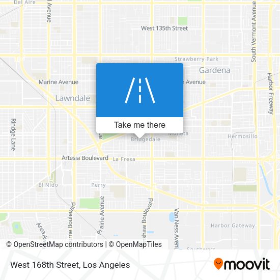 Mapa de West 168th Street