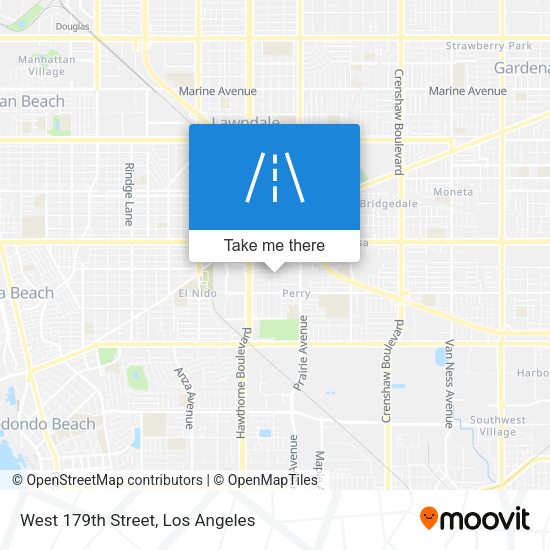 West 179th Street map
