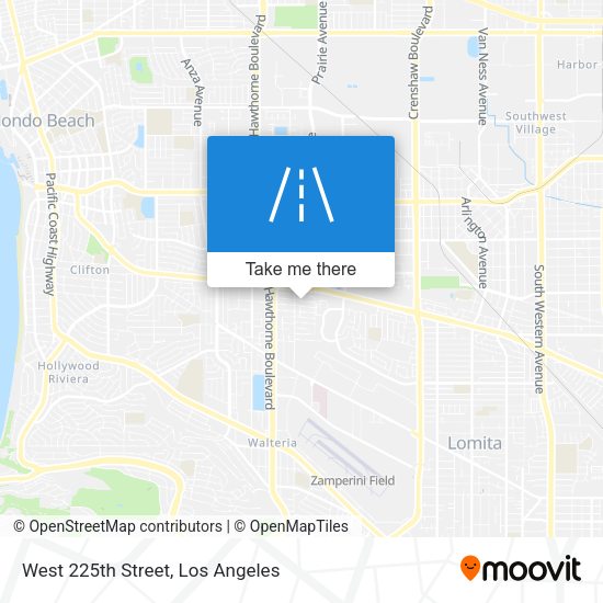 West 225th Street map