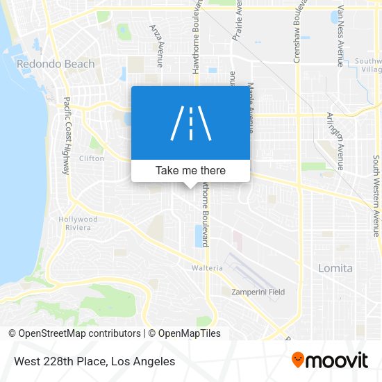 West 228th Place map
