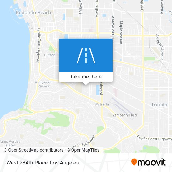 Mapa de West 234th Place