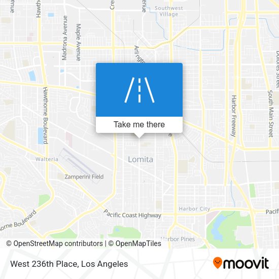 West 236th Place map