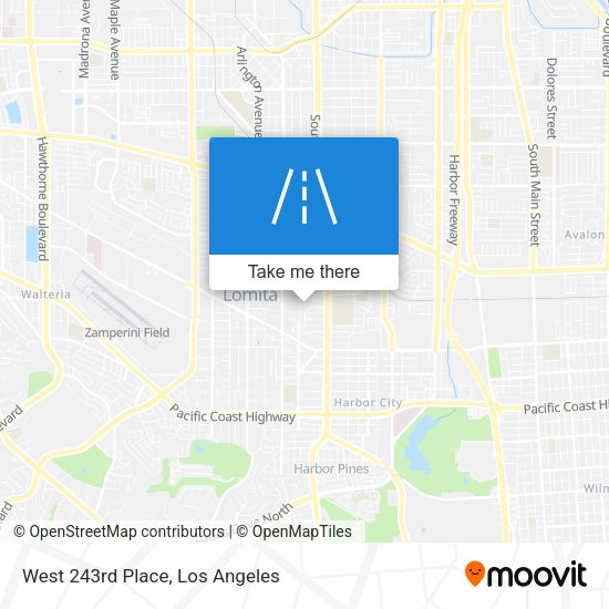 Mapa de West 243rd Place