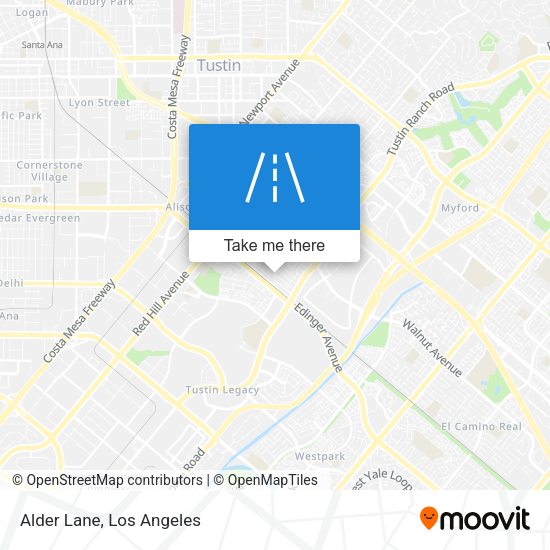 Mapa de Alder Lane