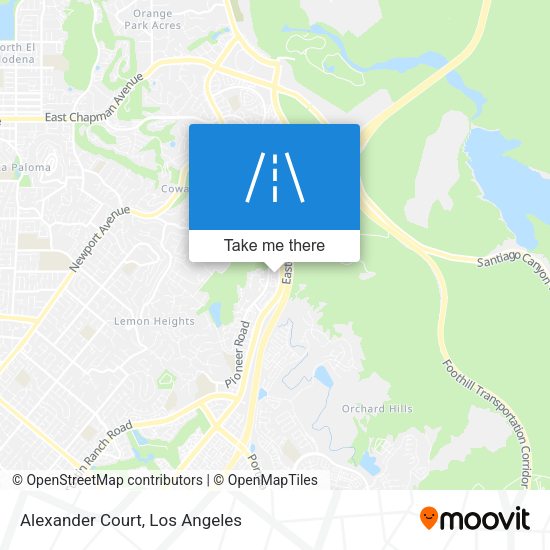 Mapa de Alexander Court