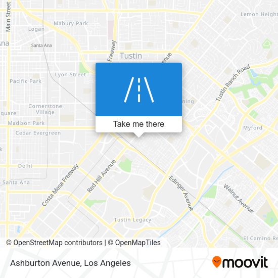 Mapa de Ashburton Avenue