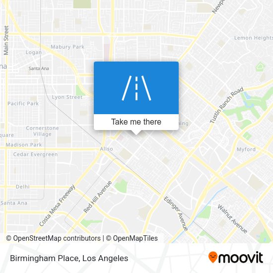 Birmingham Place map