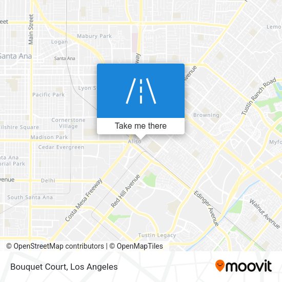 Bouquet Court map