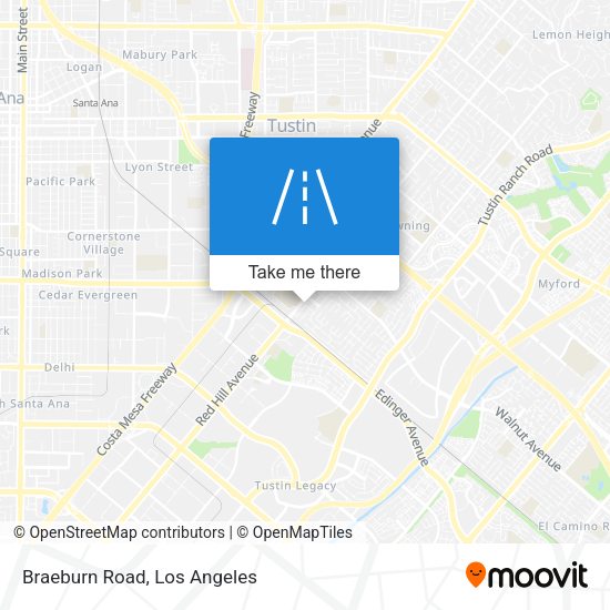 Mapa de Braeburn Road