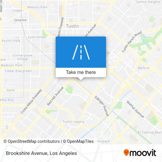 Brookshire Avenue map