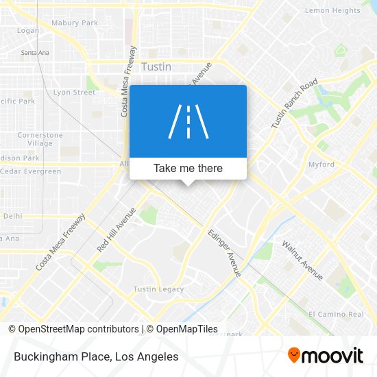 Buckingham Place map
