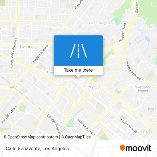 Mapa de Calle Benavente