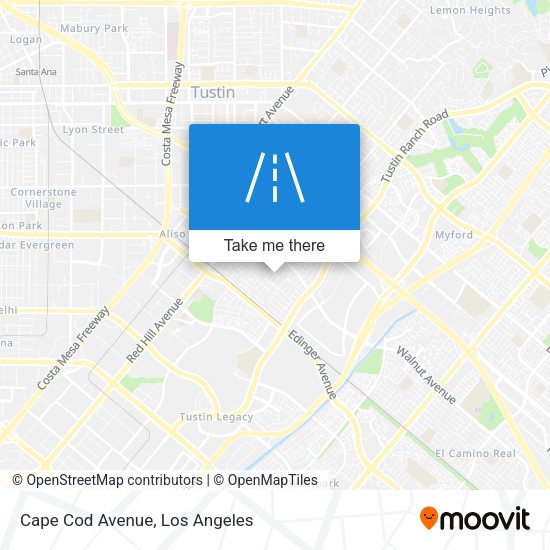Mapa de Cape Cod Avenue