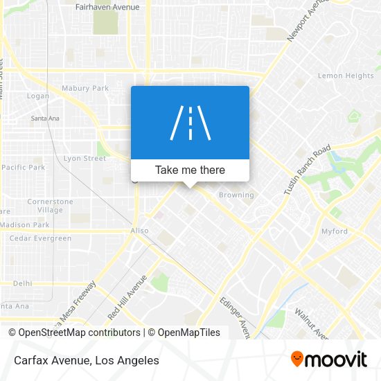 Mapa de Carfax Avenue