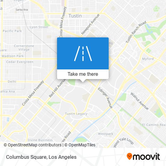 Mapa de Columbus Square