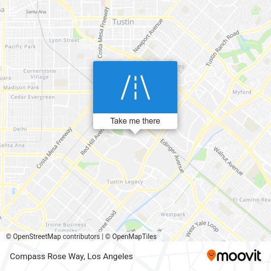 Compass Rose Way map
