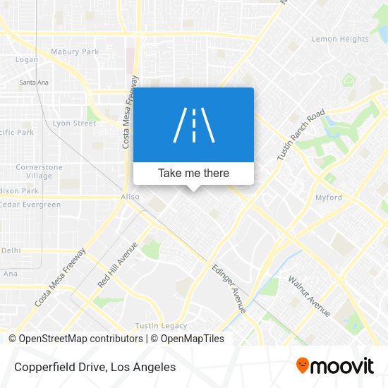 Copperfield Drive map