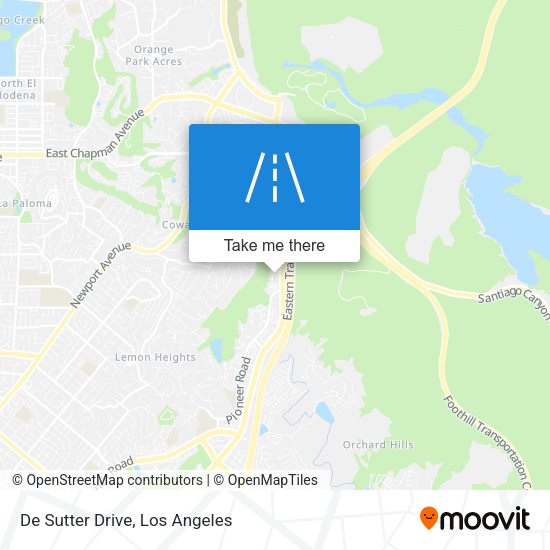 Mapa de De Sutter Drive