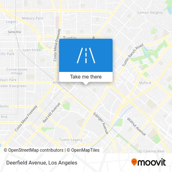 Mapa de Deerfield Avenue