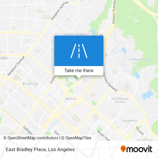 Mapa de East Bradley Place