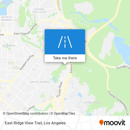 East Ridge View Trail map