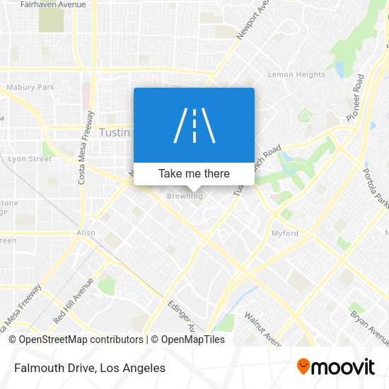 Mapa de Falmouth Drive