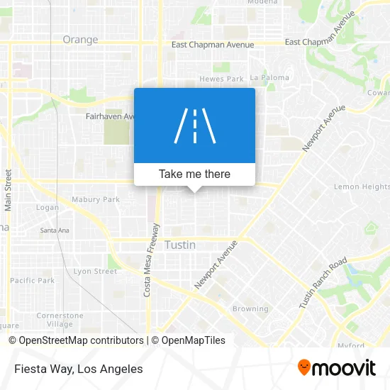 Fiesta Way map