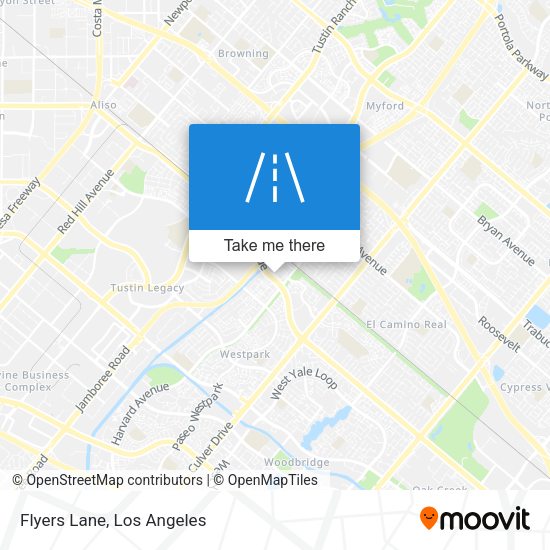 Mapa de Flyers Lane