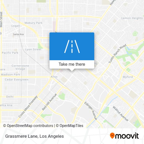 Mapa de Grassmere Lane
