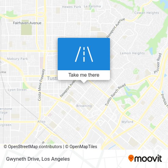Mapa de Gwyneth Drive