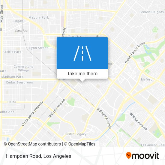 Hampden Road map