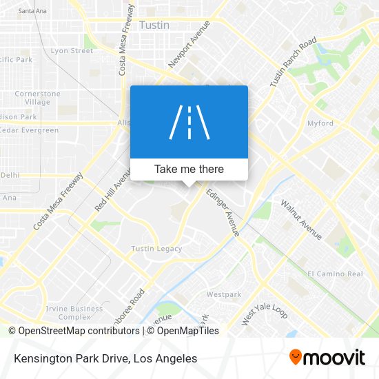 Mapa de Kensington Park Drive