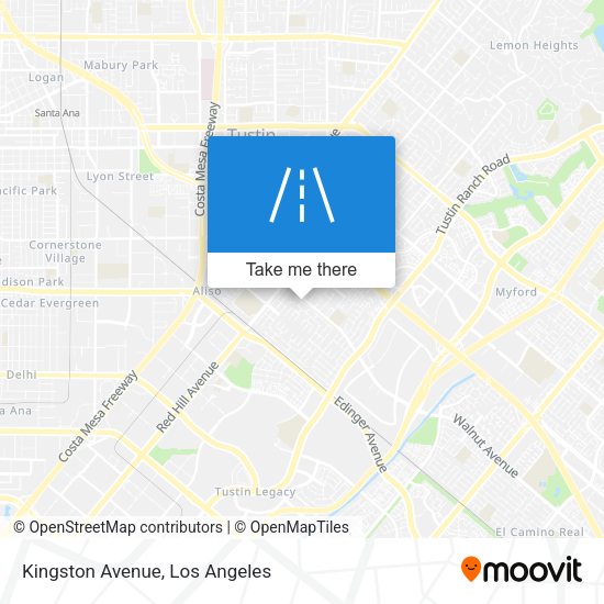 Kingston Avenue map