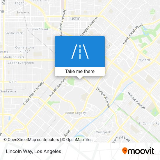 Mapa de Lincoln Way