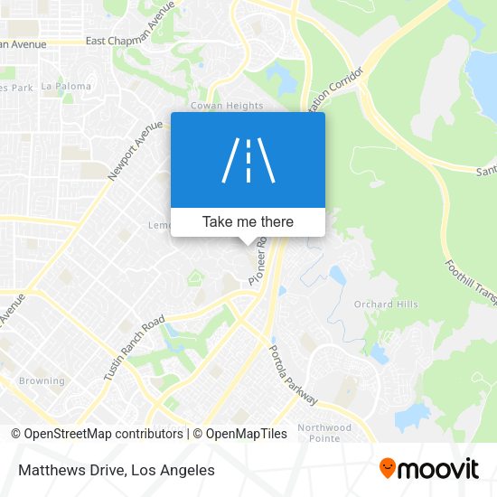 Mapa de Matthews Drive