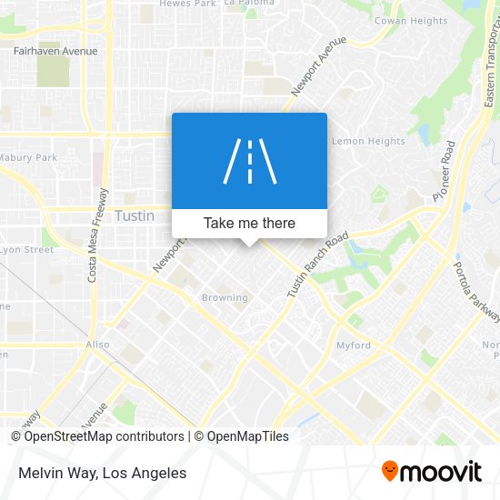Mapa de Melvin Way