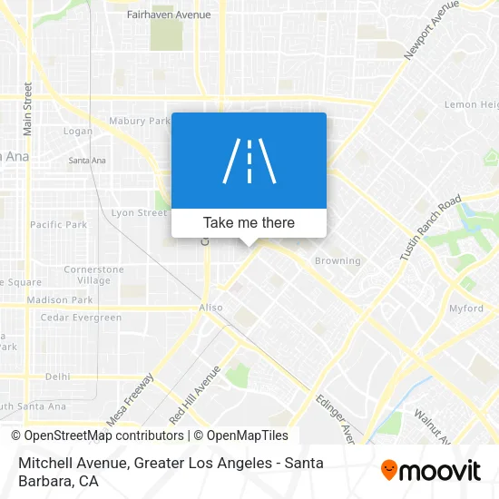 Mitchell Avenue map