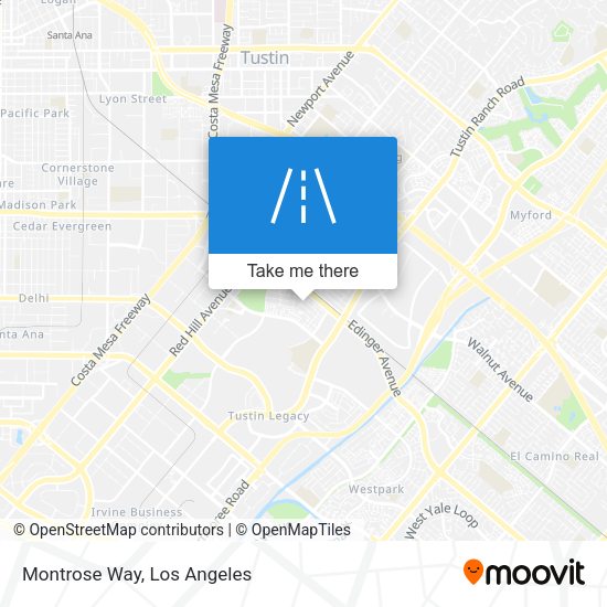 Montrose Way map