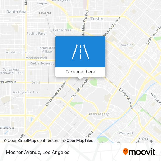 Mapa de Mosher Avenue