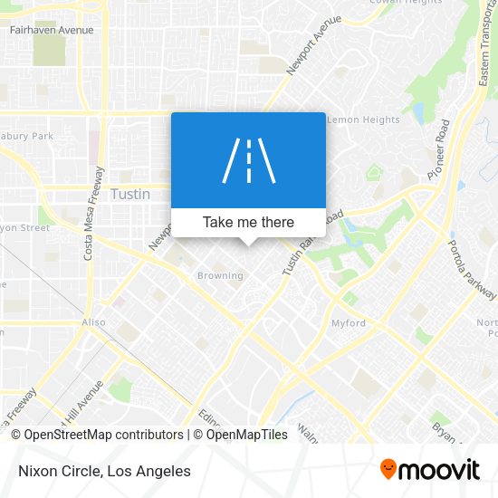 Nixon Circle map